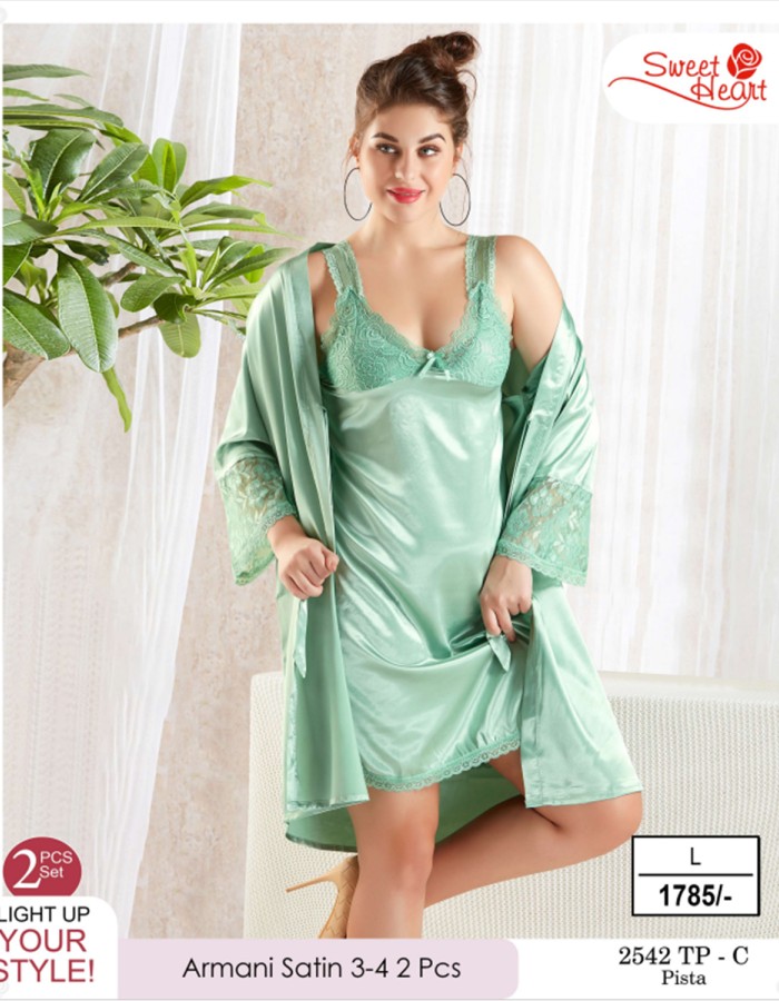 Armani Satin 3-4 2pcs Style 2542TP-C Colour Pista