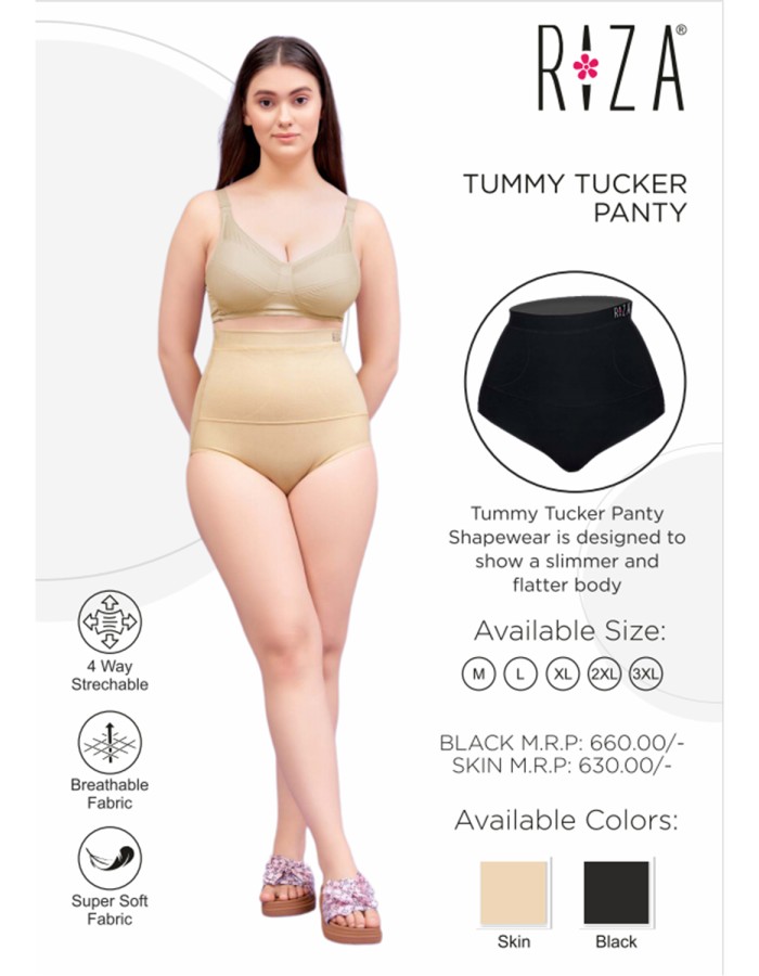 Shapewear - Tummy Tucker Panty - Black Color